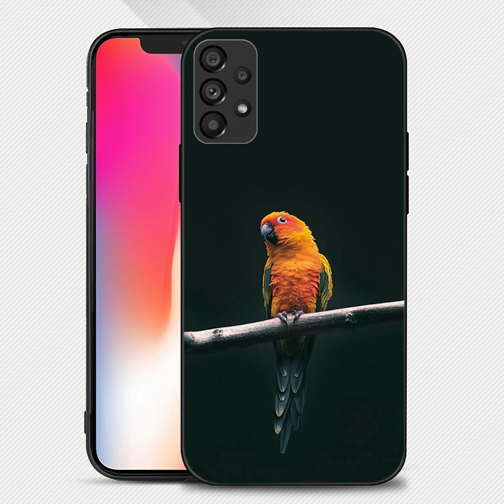 Animal Parrot Phone Case For Samsung Galaxy S22 S23 Ultra S21 S20 FE Plus Note 20 Soft Cover