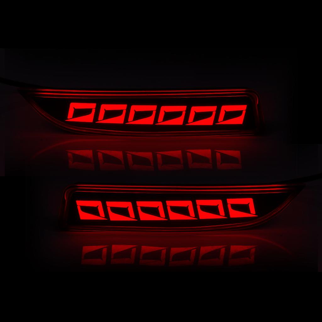 LED Rear Bumper Reflector Light For Toyota Avalon 2019 2020 2025 2025 Brake Warning Dynamic Turn Signal Auto Running Lamps 12V