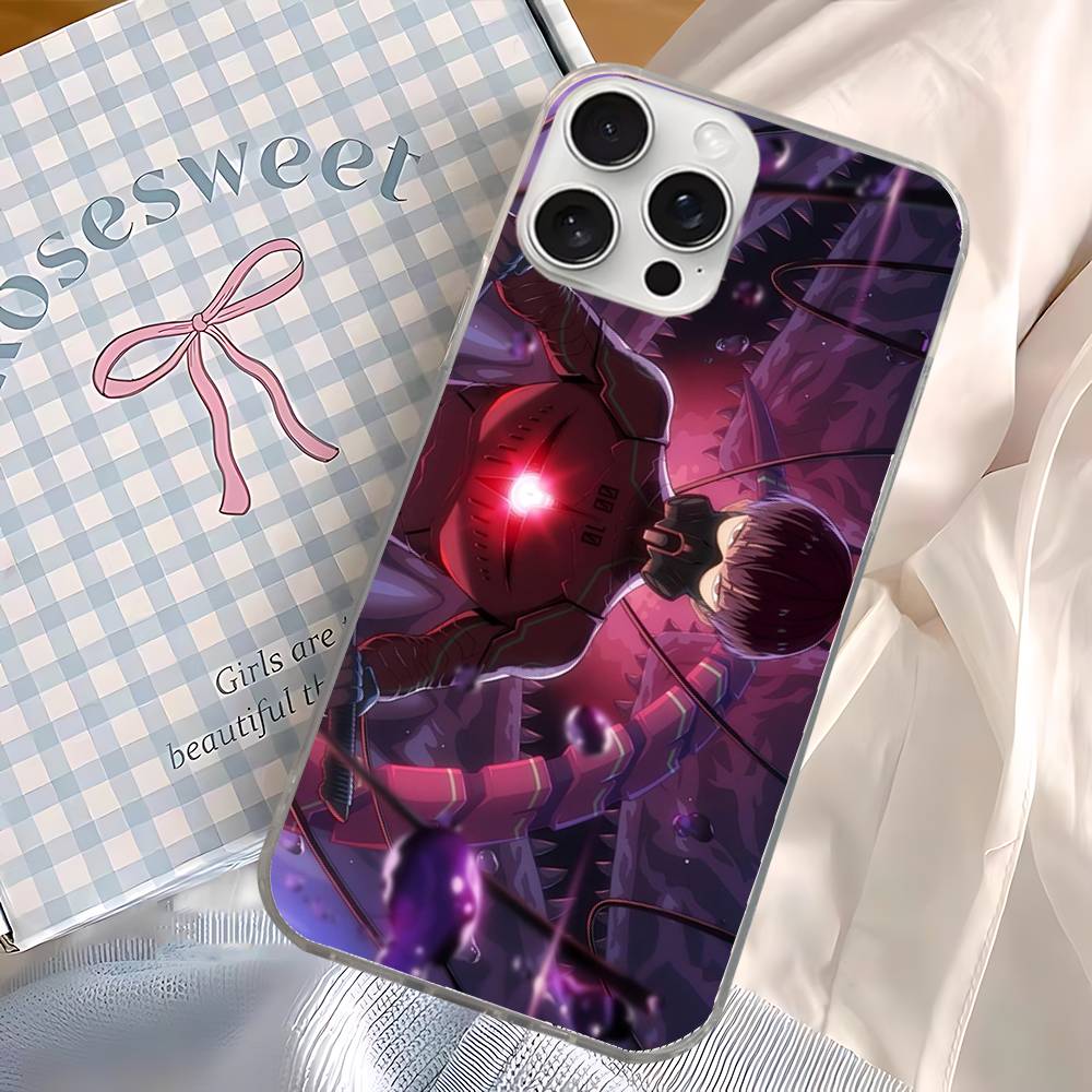 Classic Anime K-Kaiju N-No8 Phone Case For iPhone 11 12 13 14 15 16 17 Plus Pro Max Satin Laser Glossy Cover