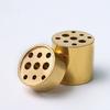 Decorative Mini Incense Holder Copper Heat-resistant Incense Base with 9 Holes Creative Sandalwood Incense Burner