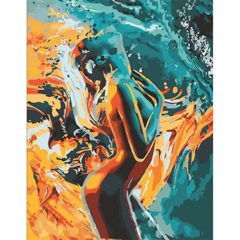 DIY Алмазная картина Сексуальная женщина Набор для вышивки крестом Мозаичное искусство Алмазная картина Полный круг Алмазное украшение для дома