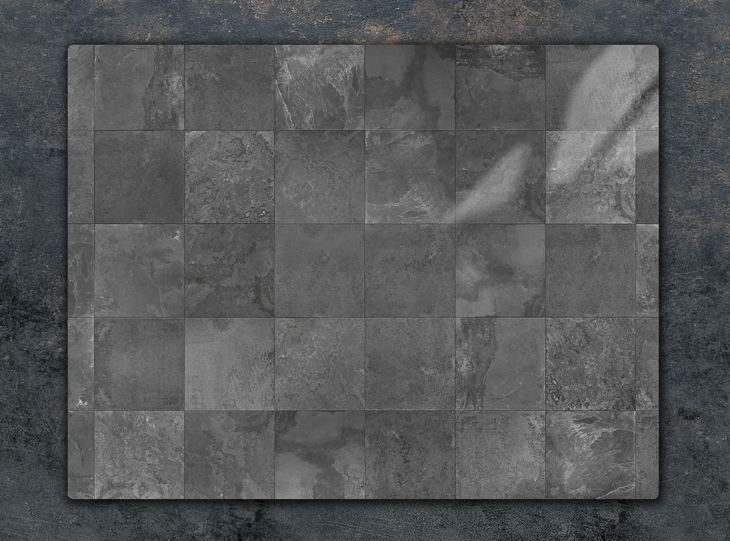 SZKLANA DESKA DO KROJENIA 52x40 SZARA