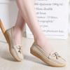 Fashion Women Flats Ballet Shoes Summer Genuine Leather Loafers Breathable Moccasins Women Boat Shoes Ballerina Ladies Casual Shoes