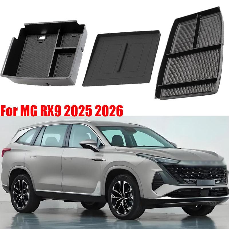 Center Console Armrest Box Storage Box for MG RX9 2025 2026 Car Central Armrest Storage Box Content Interior Accessories