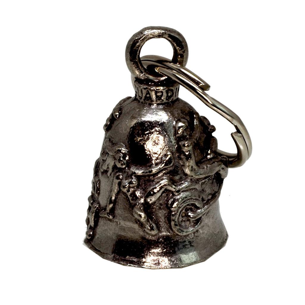 Guardian Bell USA AMGB-115 Biker Amulet Keychain Traffic Safety Bell Amulet