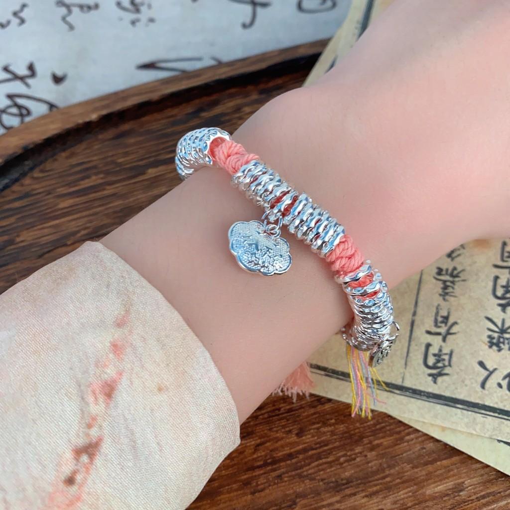 Cotton Handcrafted Tibetan Rope Bracelet For Women Celebrating Cultural Heritage Style And