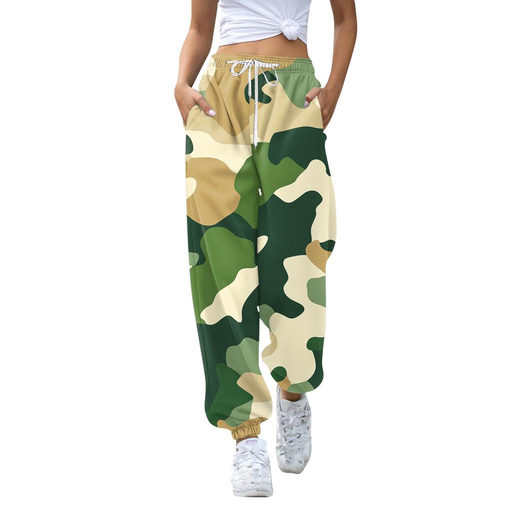 Kids Sport Printed Gradient Drawstring Pocket Casual Sweatpants Pants