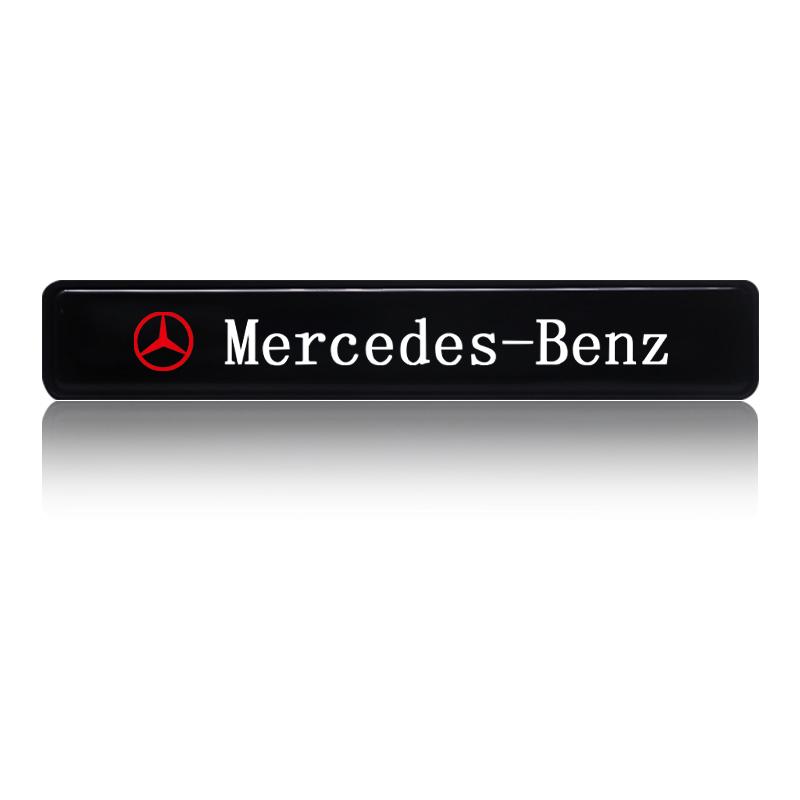 CQS1 1Pcs Car Front Grille Sticker Badge Head Grill Emblem LED Light Stickers For Mercedes Benz GLA CLA GLK GLE CLS ML GL A B C E