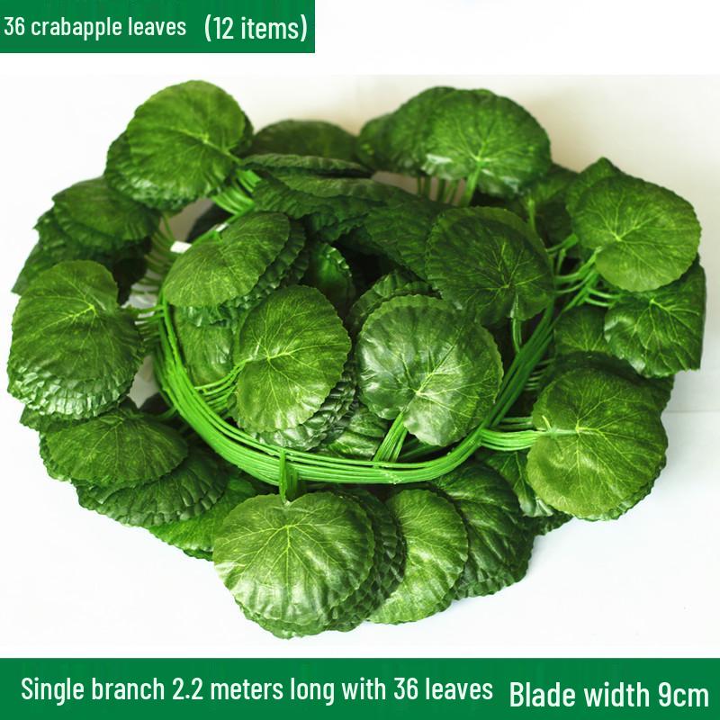 Большие Зеленые Искусственные Листья-Украшения для Плюща и Декора Крыши