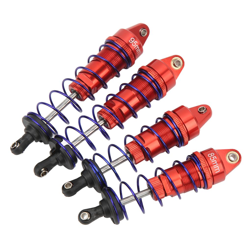 RC Shock Absorber Front Rear Aluminum Alloy Upgrade Parts RC Spring Damper for HSP for Traxxas 1 10 RC Car Red