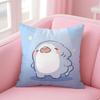F-Fat S-Shark Cushion Cover Home & Car Multi-Scene Pillow Cover - Reversible, Soft & Durable for Daily Use