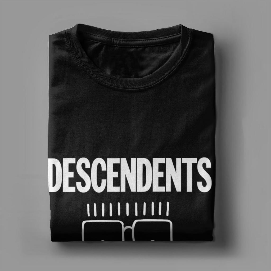 Descendents Группа Футболка Лето Хлопковые Футболки Для Мужчин Повседневный Дизайн Футболка Короткий Рукав Эстетичные Футболки