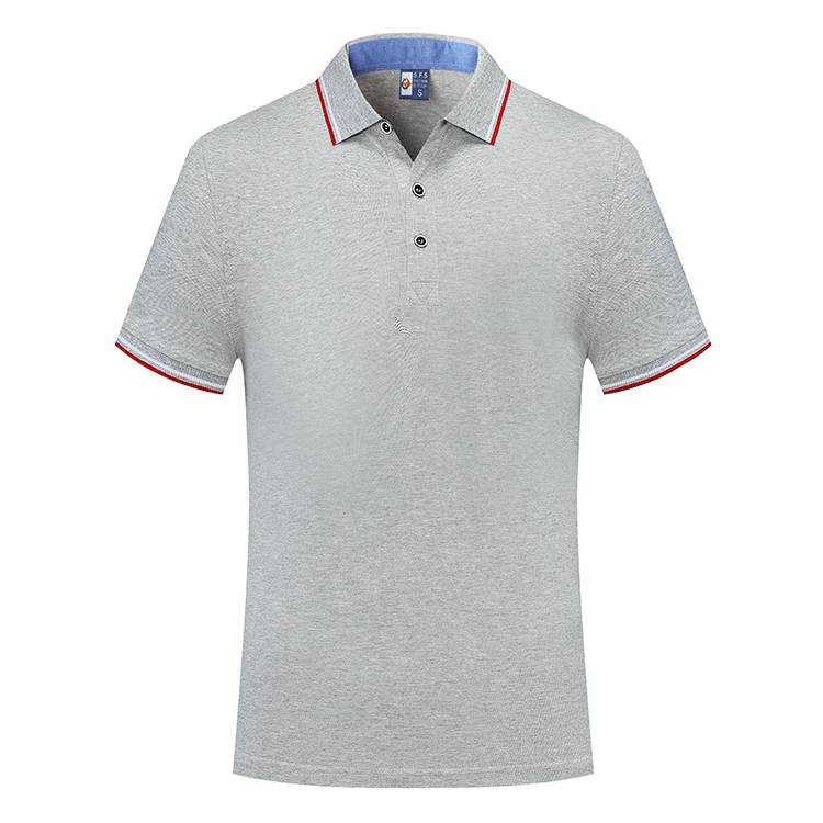 HBT 604 Рубашка ПОЛО из шелкового хлопка с двойным воротником и лацканами, 200 г