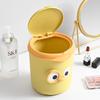 Cute Mini Desktop Trash Can with Lid