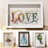 1pc Shadow Box Hollow Keepsakes Bouquet Handmade Flowers Frames DIY Picture Memory Case Artificial Board Photo Display