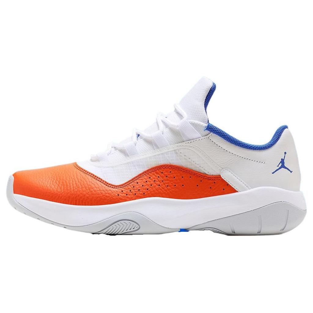 Air Jordan 11 CMFT Low Wheaties Men Sneakers White Safety-Orange Hyper-Royal CW0784-108