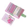 New Student Cute Meal Card Holder Wallet PU Leather Cartoon 26 Bit Card Case School Holder Men Women Credit Passport Card Bag ID