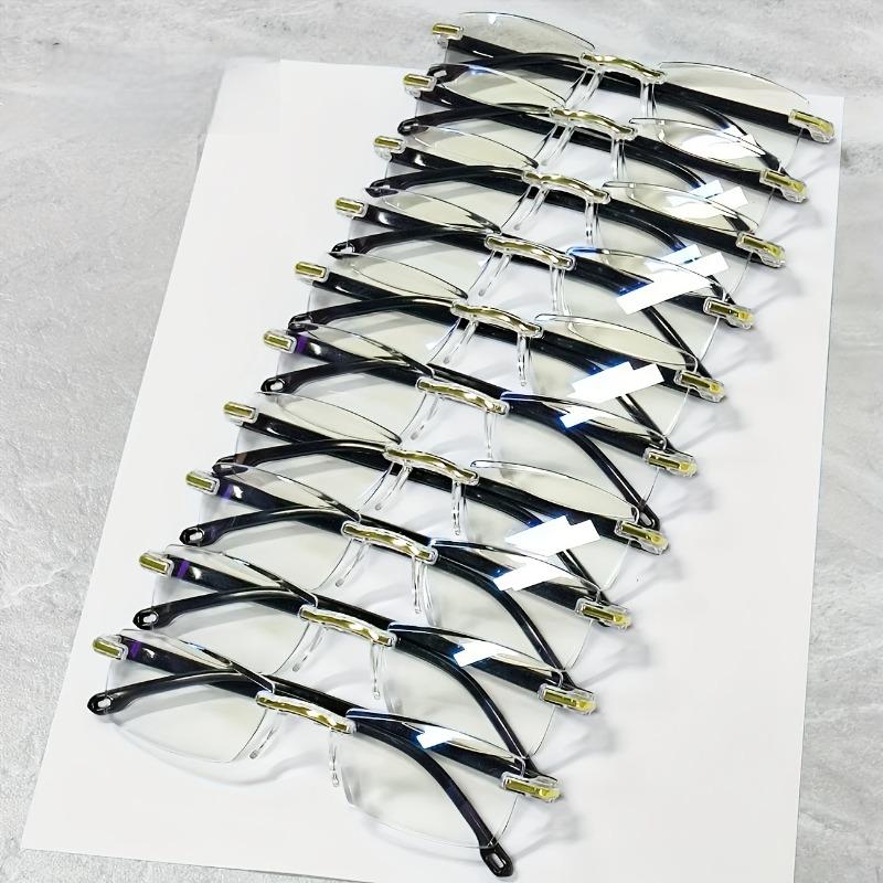 2 Pcs Anti Blue Light Reading Glasses+1.00 To+4.00 Anti Eye Fatigue Computer Glasses Suitable for Both Women and Men