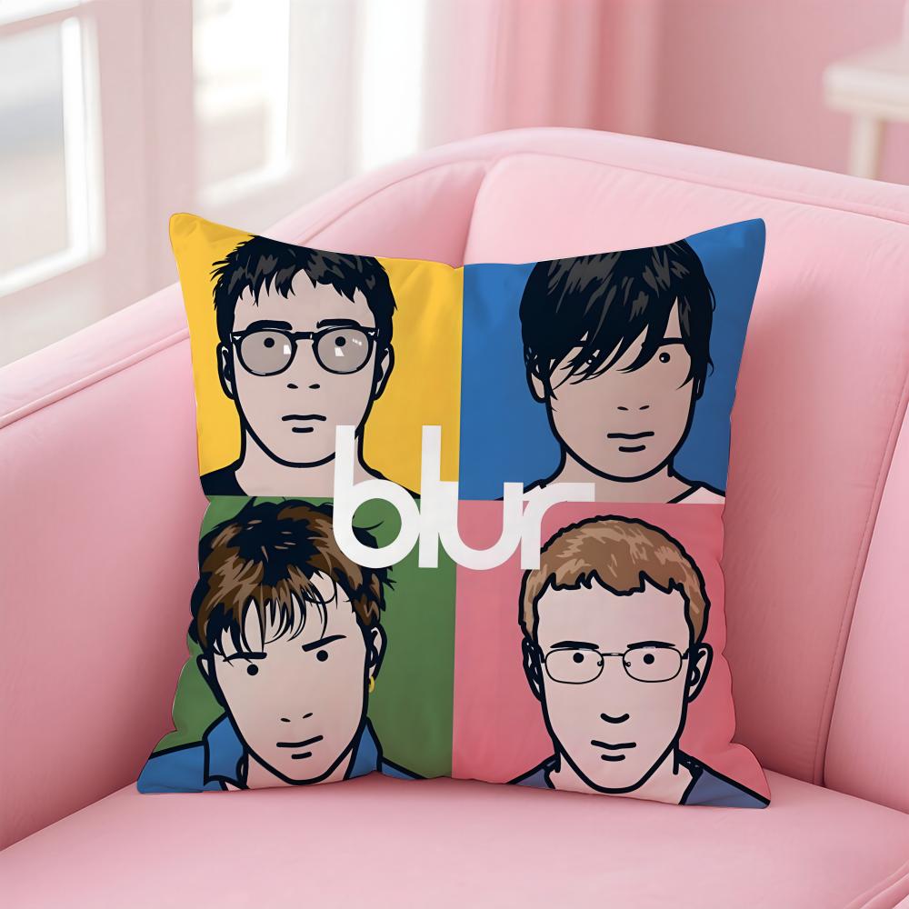 Чехол для подушки с изображением солиста группы Blur, крутой, удобный, двусторонний. Идеально для автомобиля, дивана, спальни и не только.