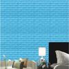 3D Wallpaper - Self-Adhesive - Blue Brick - 10 Pieces - Soundproof - Moisture Resistant