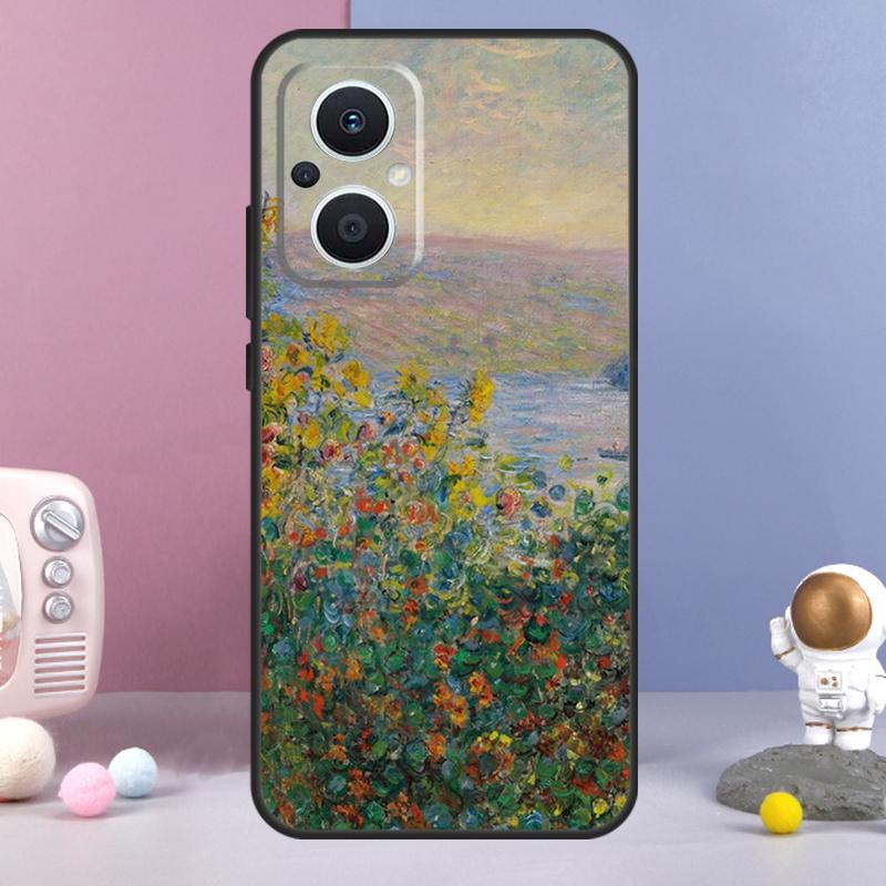 Цветочный Растительный Арт Чехол Для OPPO Reno 11 F 12F 13F 14F 10 12 13 14 Pro 7 8 Lite OPPO Find X9 X6 X5 X8 Pro Чехол
