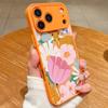 Retro Flower Print Case For iPhone 17 18 Pro Max Hybrid TPU+PC Magnetic Phone Cover For iPhone 16 15 14 13 Pro Max 17E