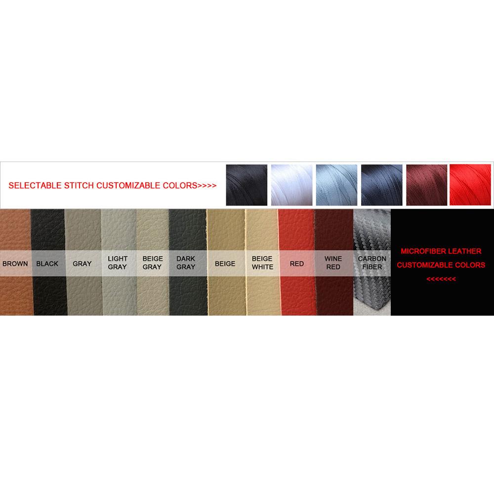 Left Hand Drive Leather Door Panels Cover For Skoda Octavia 2007 2008 2009 2010 - 2014 Car Door Armrest Panel Cover Sticker