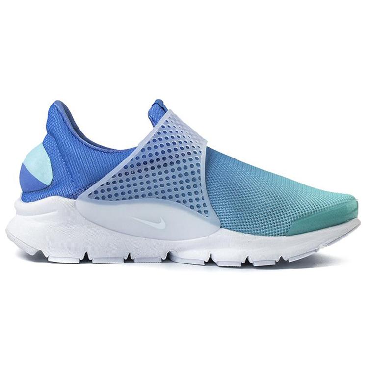 Nike Sock Dart Амортизация Дышащие Низкие Детская Обувь для Lifestyle Градиентный Синий Подростки 896446-400