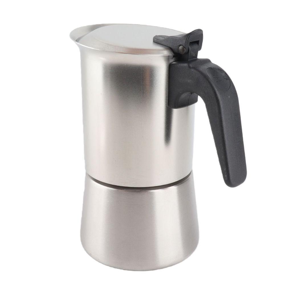 Double Valve Stovetop Coffee Maker 200 Ml Capacity Hand Brewed Coffee Pot Moka Pot  Coffee Brewing