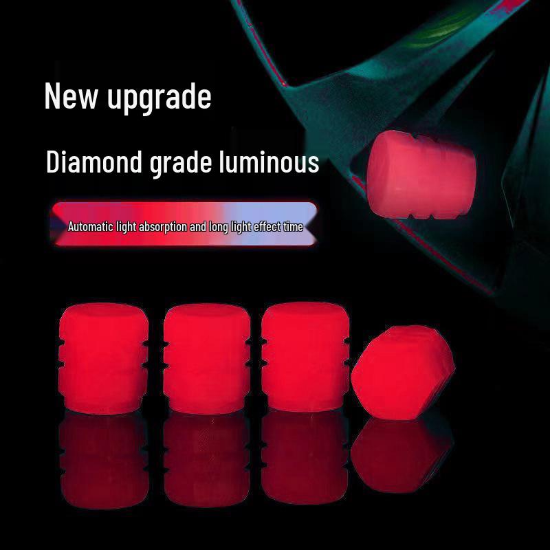 Luminous Tire Air Valve Cap for Cars and Motorcycles