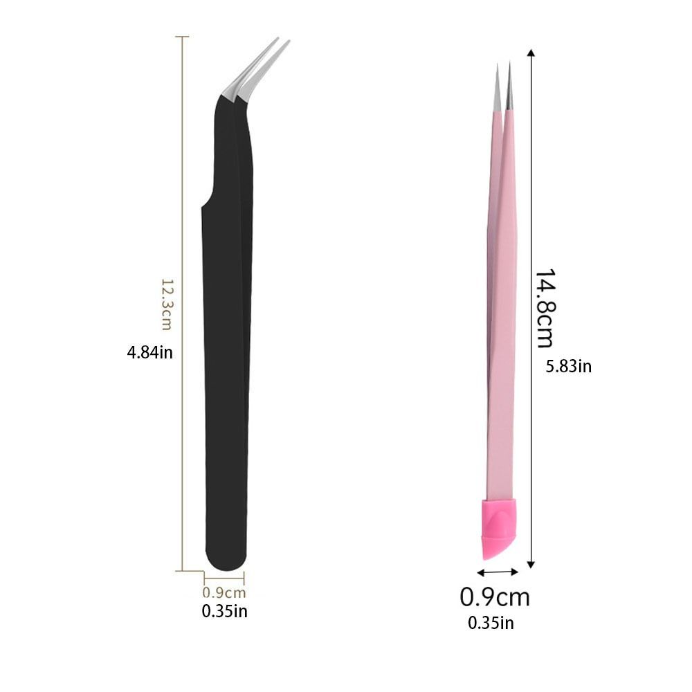 Изогнутые пинцеты для накладных ресниц Наращивание ресниц Вспомогательный зажим для бровей Макияж Инструменты для ногтей Посадка