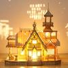 3D Three Dimensional Puzzle Brilliant Villa Tree Puzzle Concentration Improves DIY Puzzle Korea 3d Puzzle