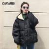 Autumn and Winter Fashion Short Cotton Jacket Women's Plus Size Hooded Jacket Thickened Warm Cotton Clothing Tide