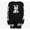 Off-White Хлопковая толстовка с длинным рукавом OMBA037R20E300091001