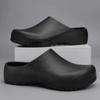 Men's Eva Clogs Men Chef Shoes Non-slip Kitchen Shoes Work Shoes Oil-proof Waterproof and Wear-resistant Rubber Shoes