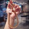 Flower Pendant Mobile Phone Strap Metal Chain Mobile Phone Lanyard  Phone Case Accessories