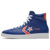 Cons Pro Leather Breaking Down Barriers "Knicks" Comfortable Casual High Top Basketball Shoes Unisex Blue