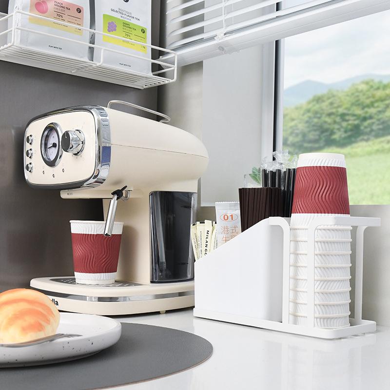 Настольная подставка для хранения бумажных стаканчиков, кованый держатель для одноразовых бумажных стаканчиков, бытовая подставка для хранения бумажных стаканчиков для кофе и чайных пакетиков