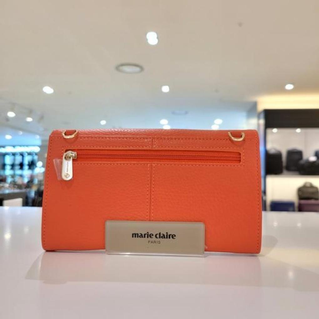 Mari eclaire highly recommended casual cowhide long wallet with bankbook storage