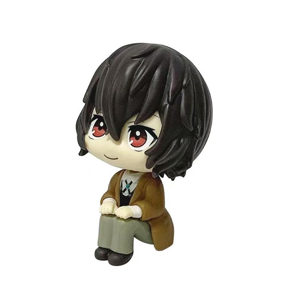 In Stock MegaHouse LooK Up Bungou Stray Dogs Dazai Osamu Nakajima Atsushi Action Figure Toys PVC Model Collection Kwaii Q Doll