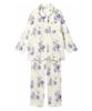 Long Sleeves and Cotton Double CR Wing/Wacoal Women's Pajamas, Pants, 100% (Body), Gauze, EP5073,