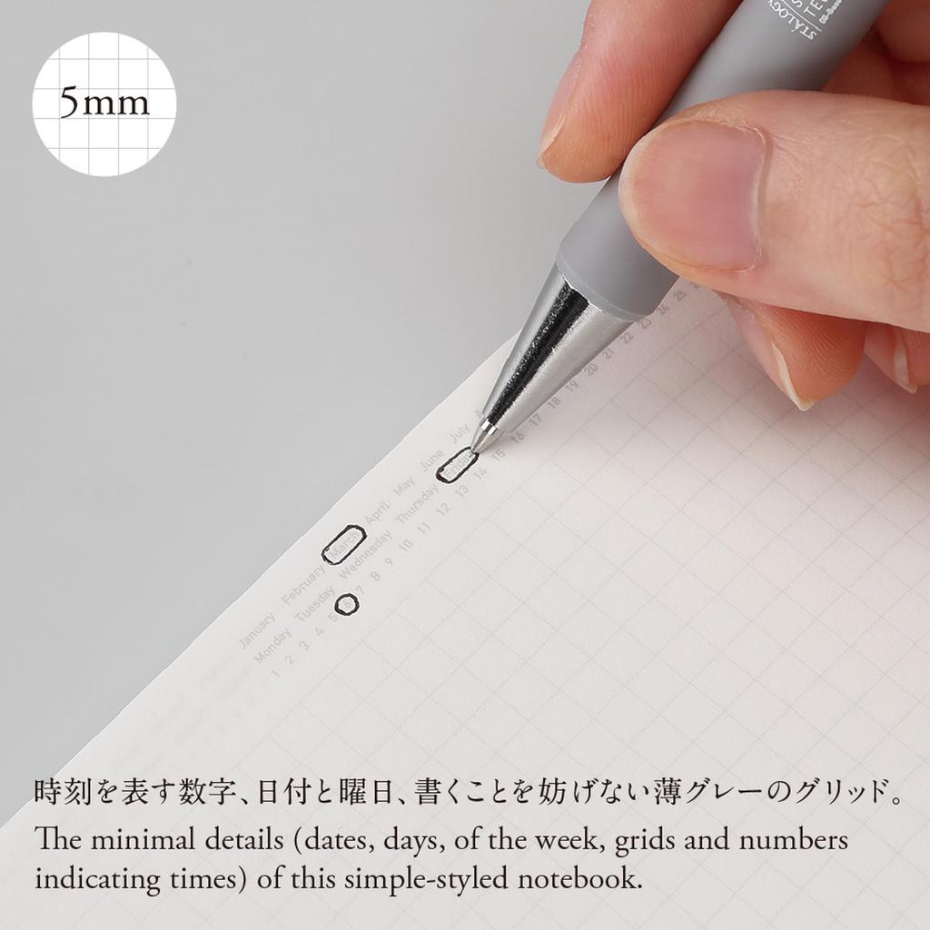 Nitoms S4103 STALOGY Notebook, A6, Squared, 365 Da