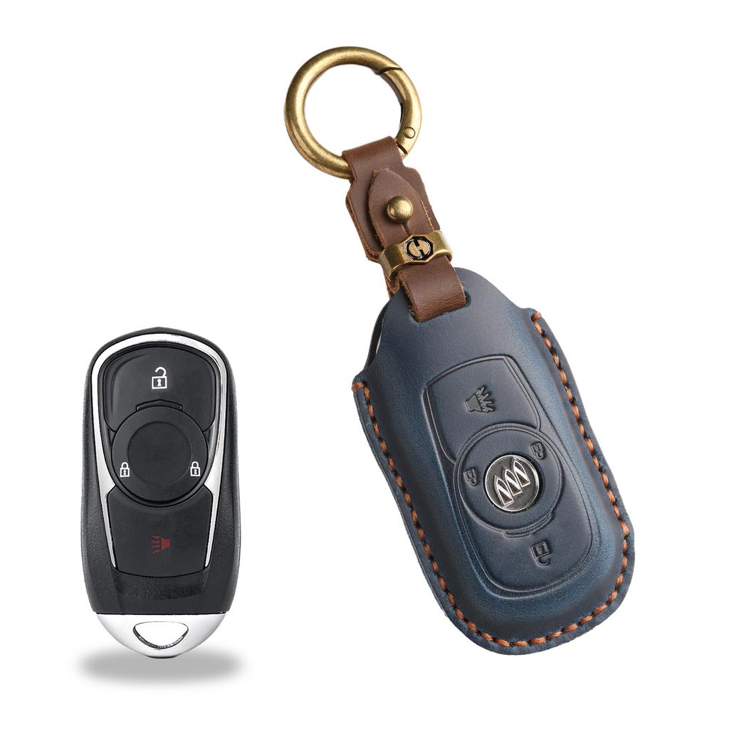 Новый ретро чехол для ключа подходит для чехла для ключа Buick Envision, кожаного чехла с пряжкой для автомобиля Valeant Regal.