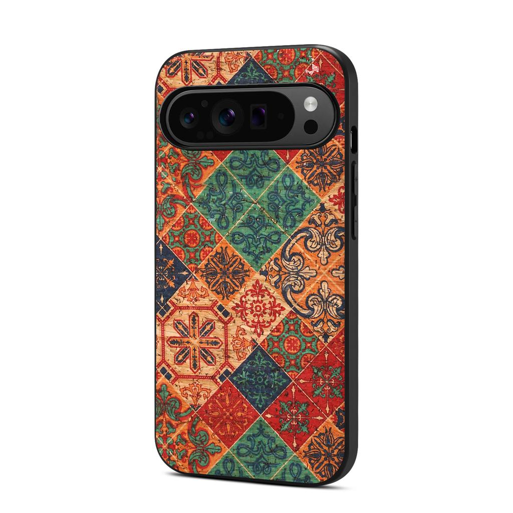 For Google Pixel 10/Pixel 10 Pro Case Flower Print PU Leather+PC+TPU Phone Cover