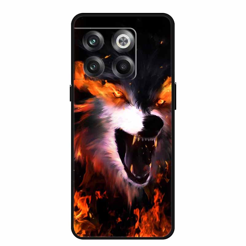 For OnePlus 10T 5G Case 1+10Pro Wolf Lion Soft TPU Silicone Back Case for OnePlus10 Pro 5G Cover Bumper Coque OnePlus 1+10T Capa