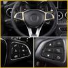 Для Fix Benz C GLC Класс Черный 2015-2018 Декоративная Накладка Кнопки Колеса Рулевое Управление