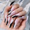 Temperament Whitening Wear Nail Art Finished Product Disassembled Long Markless Fake Nail Patches Can Be Taken with Nails