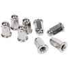 Lubonarie Flange Muffler Gasket Bag Nut Dome Bolt Nut Hex Screw Cover Acorn Nut