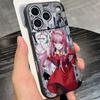 Чехол для телефона с изображением Зеро Ту из аниме Darling In The FranXX Для iPhone 17 Pro Max 16 15 14 Pro Max 13 11 X Xs Xr 8 7Plus Силиконовая крышка