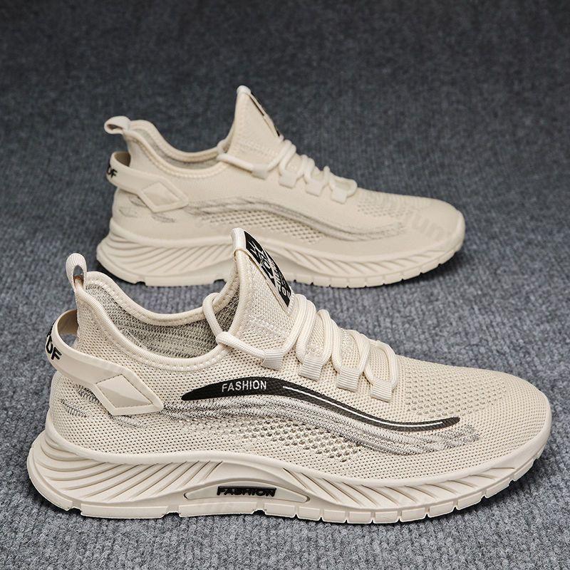 Men's Summer Casual Shoes 2025 Mesh Breathable Anti Slip Soft Bottom Lightweight Sneakers Fashion Comfortable Sports Shoes